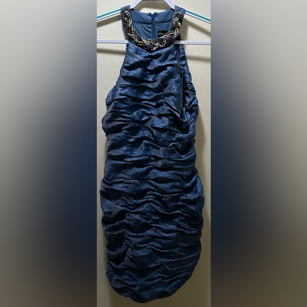 *NWT* Cachet Brand Beaded Halter-neck Formal/Special Occasion Dress Size 12